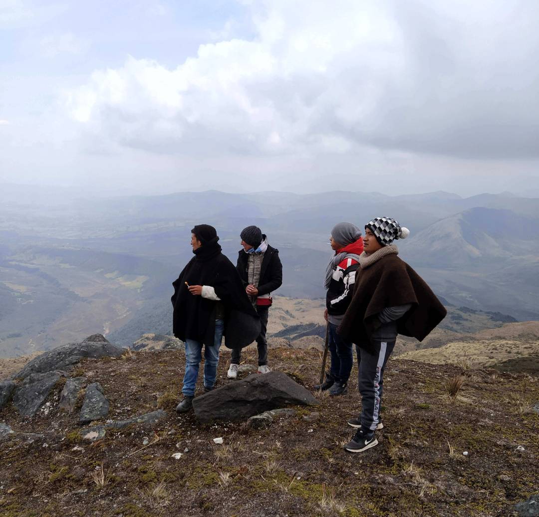 Ascenso al volcán cumbal